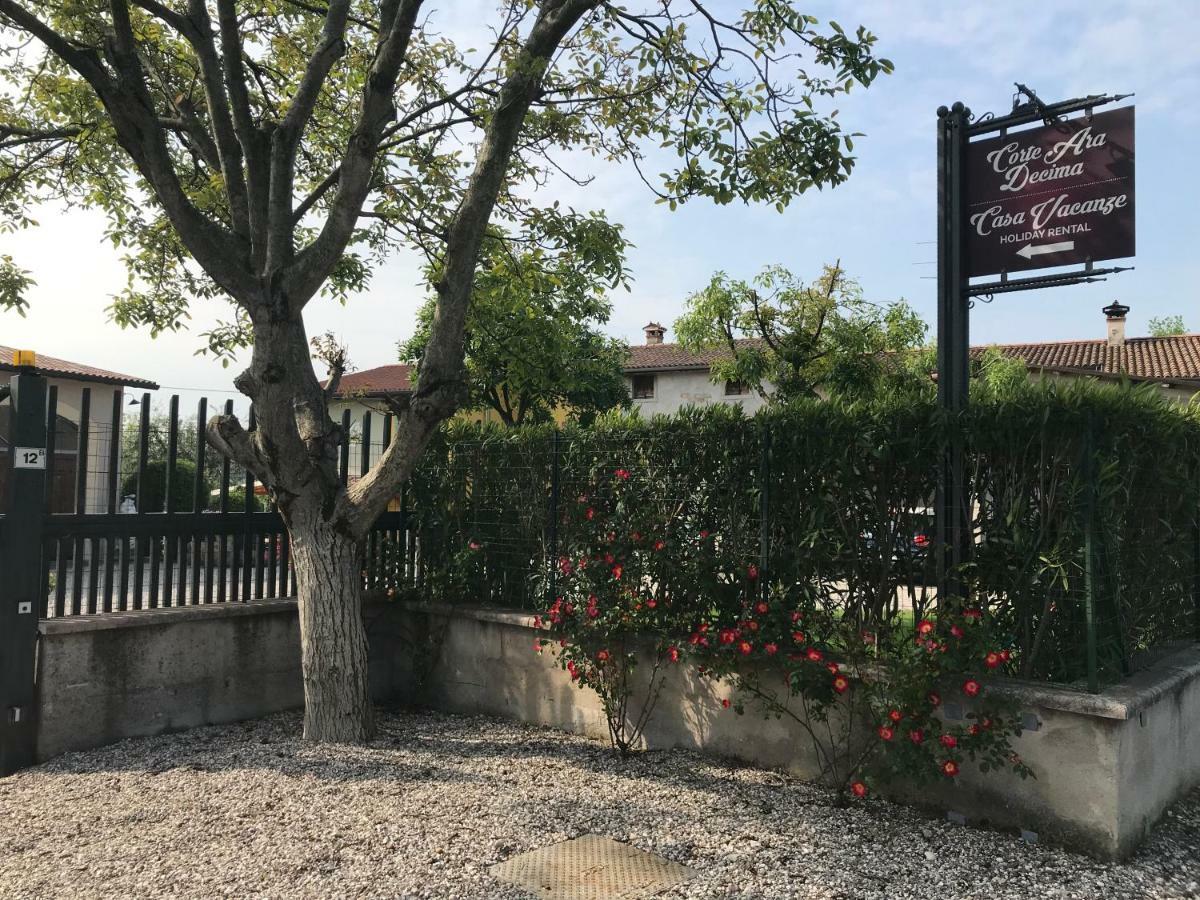 Appartamento "Casa Vacanze Corte Ara Decima" Sona Bagian luar foto